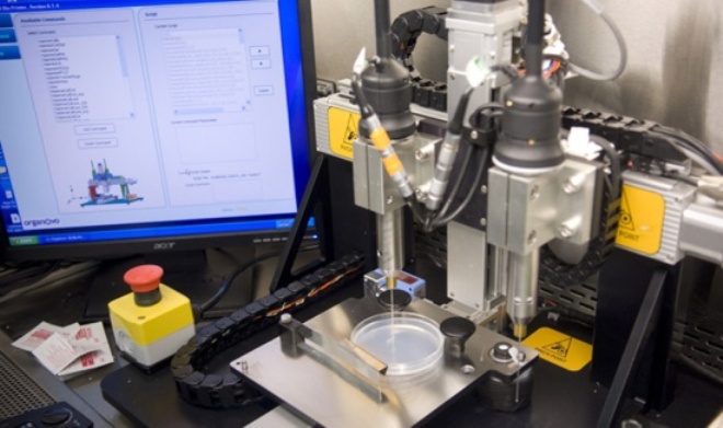 НИЗ сотрудничает с Organovo, чтоб продолжить разработку 3D печатных живых тканей