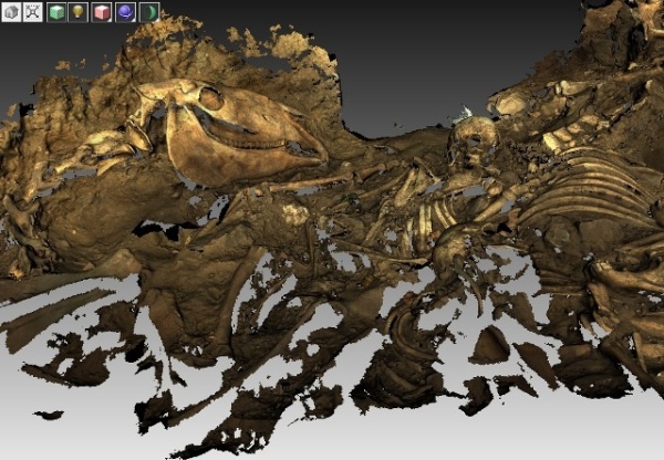 3D снимки Artec реального поля битвы под Бородино