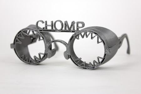 Неделя акул на cubify.com длится – 3D печатные очки в стиле акулы