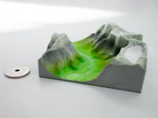 Оставьте для себя на память кусок 3D печатной Норвегии