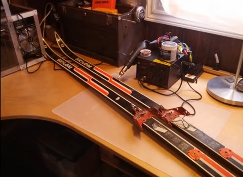 Соберите длиннющий лук из пары старенькых лыж… при помощи 3D принтера