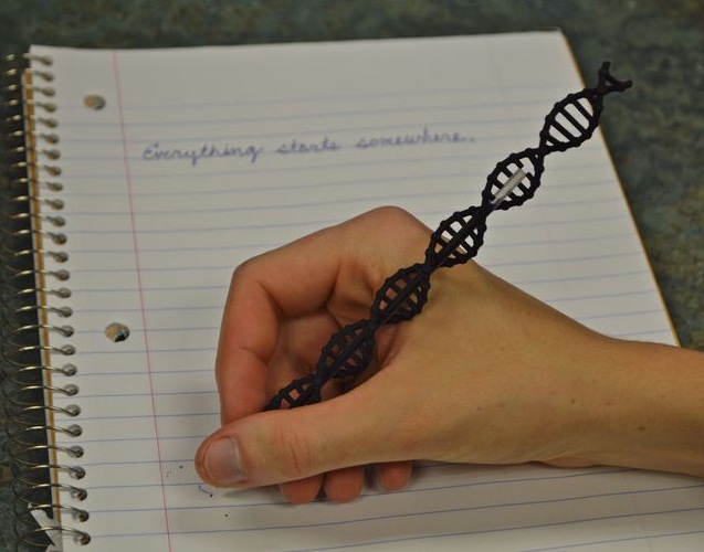 3D печатные декорации в виде ДНК