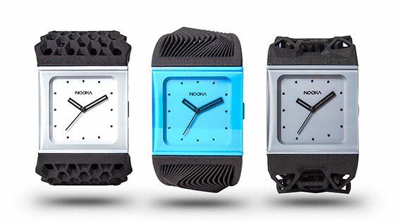 3D Systems и NOOKA запускают коллекцию 3D печатных часов Zub 40