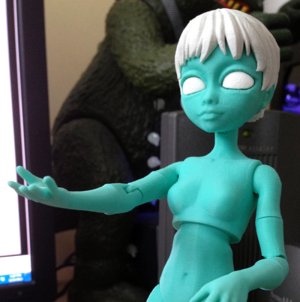 Напечатай модную куколку Quin на собственном настольном 3D принтере