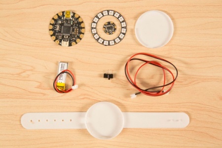 Сделайте собственный свой 3D печатный светодиодный браслет с датчиком движения