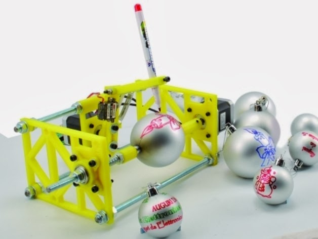 Spherebot – устройство для 3d печати новогодних игрушек (+ видео)
