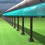 3D макет неописуемого проекта Hyperloop