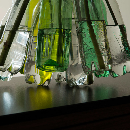 3D печать превращает пластмассовые бутылки в стильную вазу