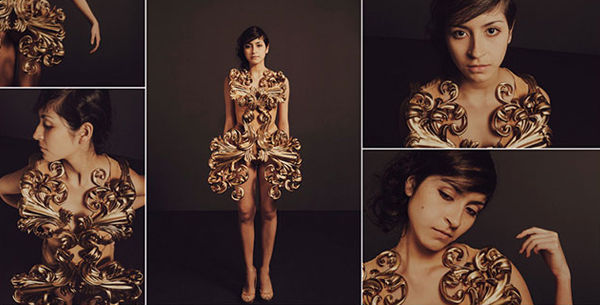 3D печатное платьице Пиа Хинзе посреди номинантов Muuse x Vogue