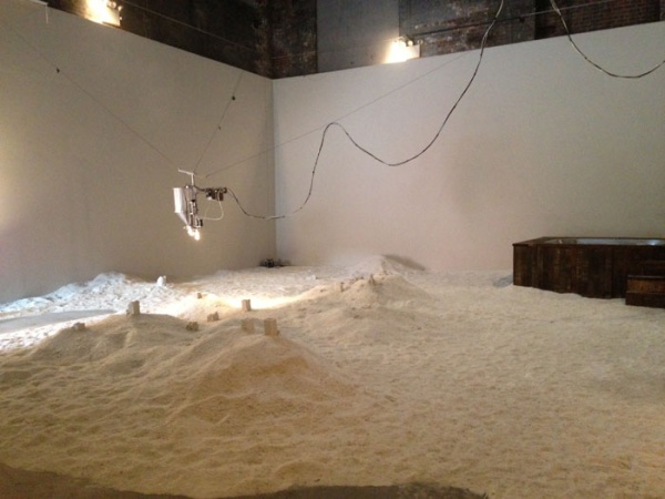 Огромный 3D принтер проекта Detritus печатает структуры из соли