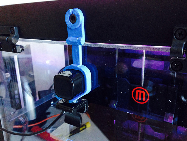 Навесной крепежный элемент для вебкамеры Makerbot 2X (для Lifecam HD-6000)