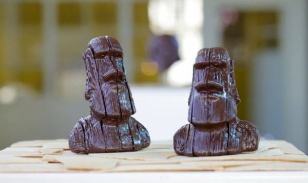 Выставка 3D печатных шоколадных скульптур (+ видео)