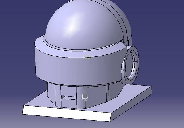 Печать 3D модели шлема