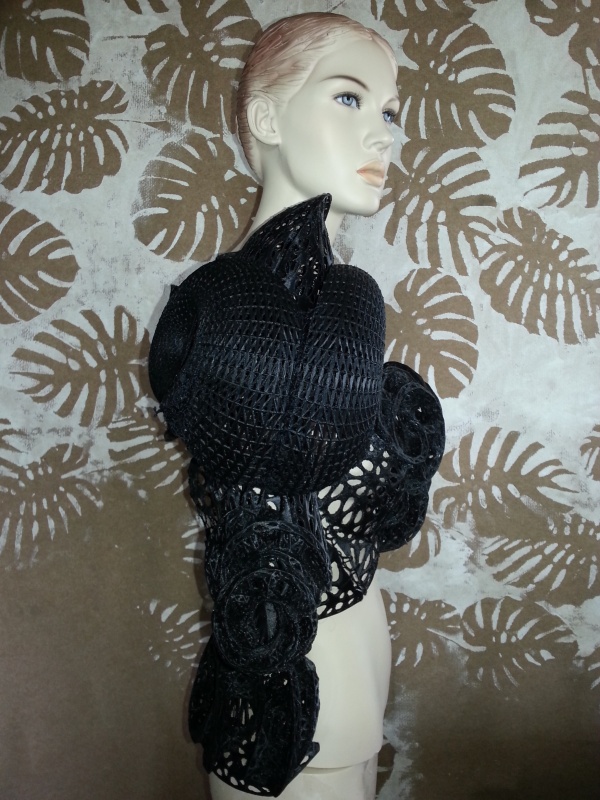 Поразительный 3D печатный пиджак представлен на Деньке Royal Ascot Ladies 2013