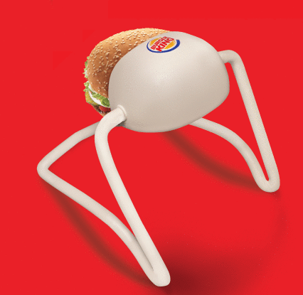 Свободу рукам — 3D печатный держатель для гамбургеров от Burger King