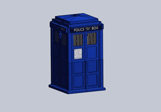 TARDIS — 3D печатный трансформер-гибрид 2-ух традиционных персонажей