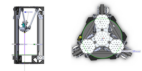 Успешное продвижение 3D принтера Kossel от OpenBeam на Kickstarter