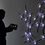 3D печатные стенные лампы от Nodesign