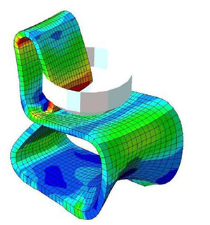 3D печатное королевское кресло в форме петли из сотов от Nature’s Principles