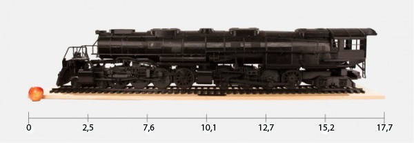 Большой 3D печатный локомотив 4-8-8-4 Big Boy воссоздали за 1000 часов