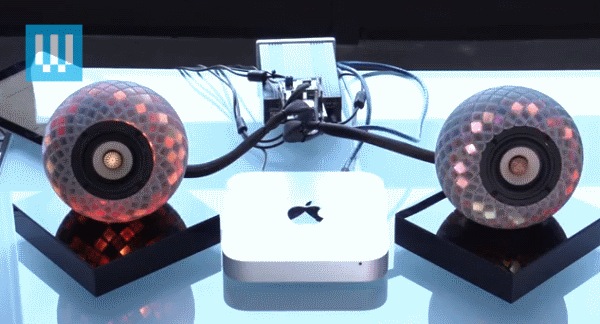 Динамики со светодиодами, написанные на 3D принтере