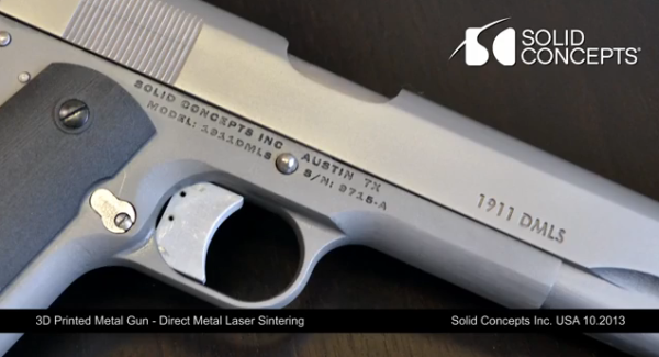 Ограниченная серия из 100 3D печатных стальных пистолетов вышла на рынок