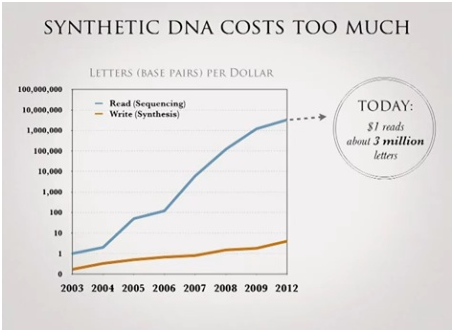 Синтезировать ДНК станет в 10 000 раз дешевле
