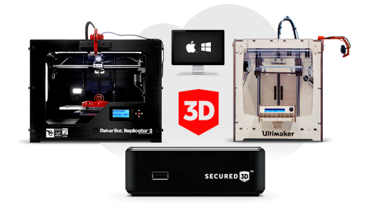 Управляйте 3D принтерами дистанционно и защитите дизайны при помощи Secured3D