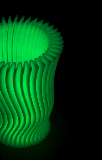 3D печать разноцветных объектов из цветного материала в палочках