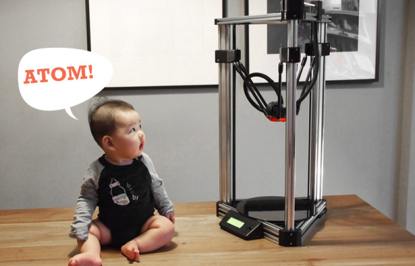 Новый 3D принтер Atom ZecZec от ALT Design (+ видео)