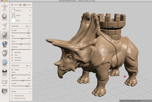 Вышла программка Meshmixer 2.0 с новейшей системой вещественной поддержкой для 3D печати